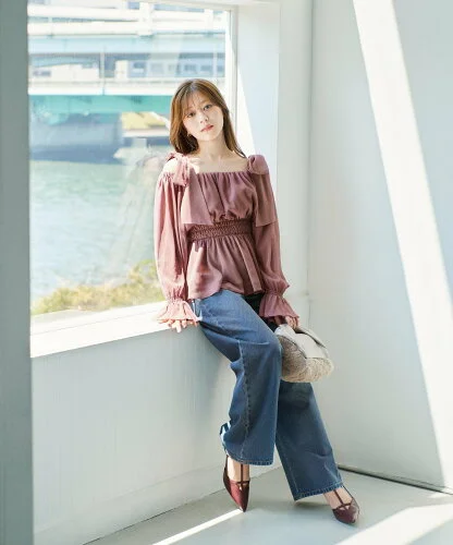 PROPORTION BODY DRESSING ワイドデニムパンツ24AW