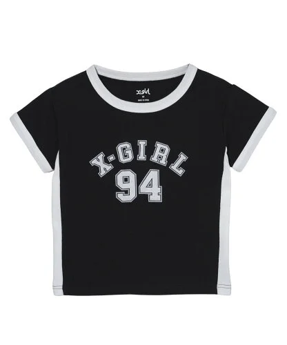 X-girl NUMBERING S/S BABY TEE