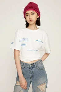 SLY RANDOM LOGO PRINT Tシャツ