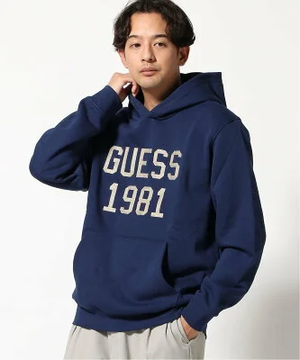 GUESS パーカー (M)GUESS Embro Hoodie Sweatshirt