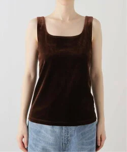 IENA SIMONE WILD/シモーネ ワイルド VELVET SINGLET タンクトップ