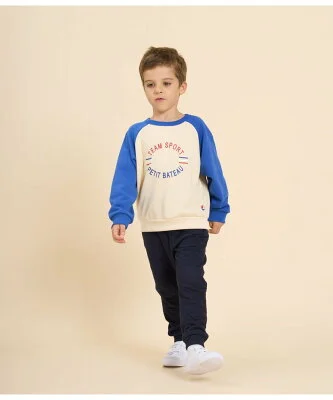 PETIT BATEAU スウェット長袖プルオーバー