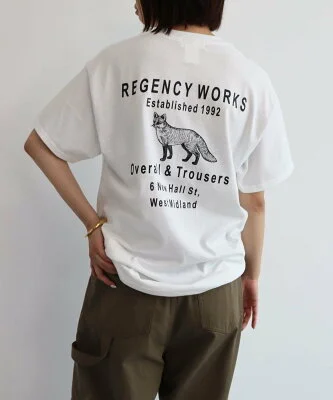 BABYLONE 【WEB限定】【Regency Works】FOX Tシャツ