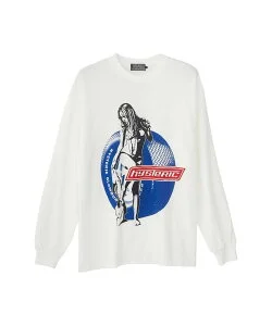 HYSTERIC GLAMOUR HYSTERIC MOTOR GIRL Tシャツ