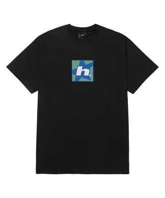 HUF H STAR TEE / HUF ハフ Tシャツ ハフ トップス カットソー・Tシャツ ブラック カーキ ホワイト【送料無料】