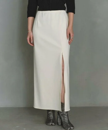 DRESSTERIOR CODE A｜slit jersey mxi skirt