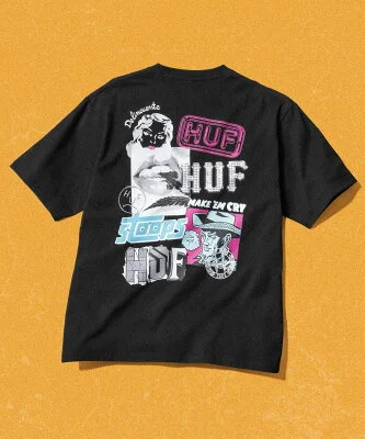 HUF MASH UP TEE / HUF ハフ 半袖 Tシャツ