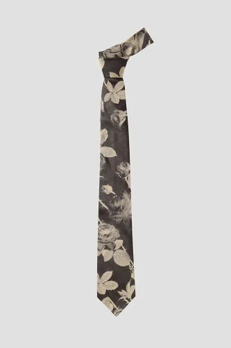 MARGARET HOWELL TWO TONE ROSE TIE