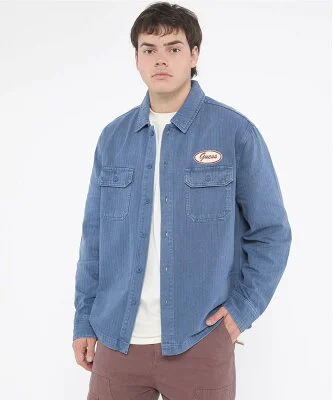 GUESS ジャケット アウター ブルゾン (M)GUESS Originals Vintage Shirt