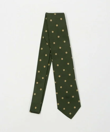 UNITED ARROWS green label relaxing ＜ALTEA＞8.0cm ドット ネクタイ