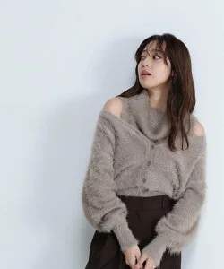 NATURAL BEAUTY BASIC オフタートルニットアンサンブル 24AW