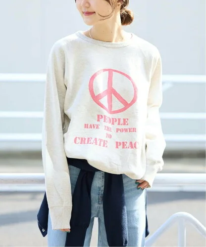 JOINT WORKS Mixta/ミクスタ JW別注 CREW NECK PEACE