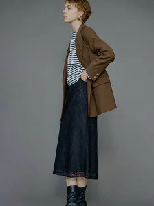 Mila Owen レースシンプルナロースカート