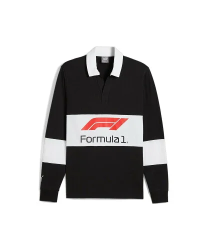 PUMA メンズ F1 ラグビー 長袖 ポロシャツ