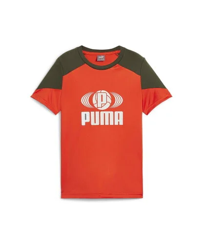 PUMA キッズ ボーイズ アクティブスポーツ ポリ 半袖 Tシャツ B 110-160cm