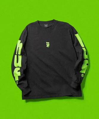 HUF MEGABLAST STRETCH LS TEE / HUF ハフTシャツ