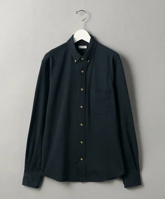 UNITED ARROWS ハイテンション シャンブレー ボタンダウン スリムシャツ