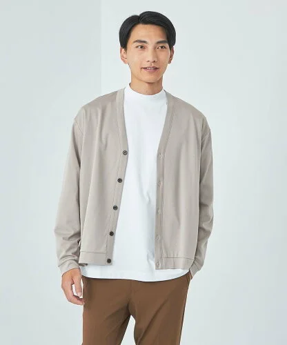 UNITED ARROWS green label relaxing L/A ポンチ Vネック カーディガン