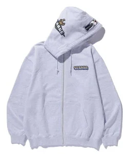 XLARGE MULTI EMBLEM ZIP HOODED SWEATSHIRT