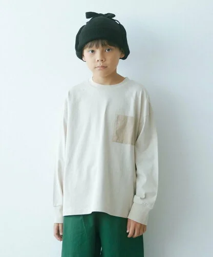 UNITED ARROWS green label relaxing TJ 天竺 ポケット ロングスリーブ / キッズ 140cm-160cm