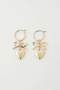 SLY HEART RIBBON ピアス