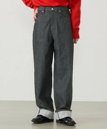 MACKINTOSH PHILOSOPHY GREY LABEL シンチバックワイドデニム