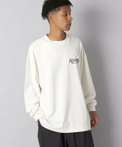 【NUMERALS】グラフィックロングスリーブTシャツ