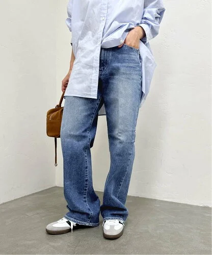 U by SPICK&SPAN 【Fire Service / ファイヤーサービス】 SEMI-WIDE DENIM STRECH