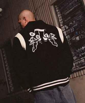 HUF SONG VARSITY JACKET / HUF ハフ スタジャン