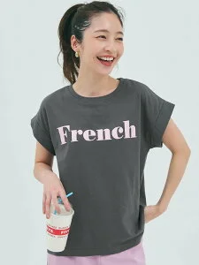 coca FrenchロゴTシャツ