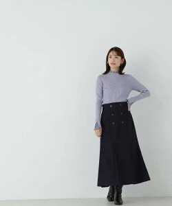 NATURAL BEAUTY BASIC トレンチディテールマーメイドスカート