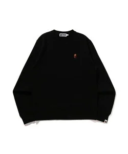 A BATHING APE ONE POINT CREWNECK SWEATSHIRT