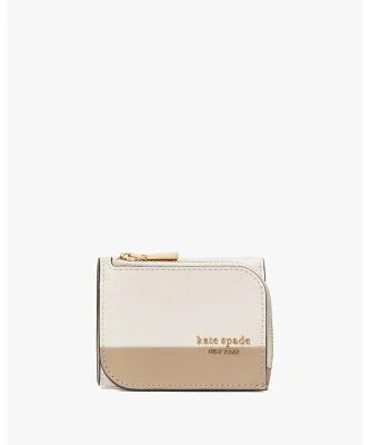 kate spade new york デヴィン カラーブロック ミニ トライフォールド ウォレット