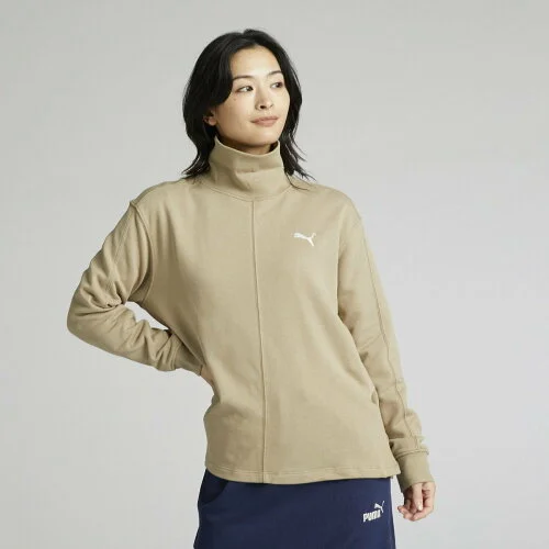 PUMA ウィメンズ ハー ハイネック クルースウェット