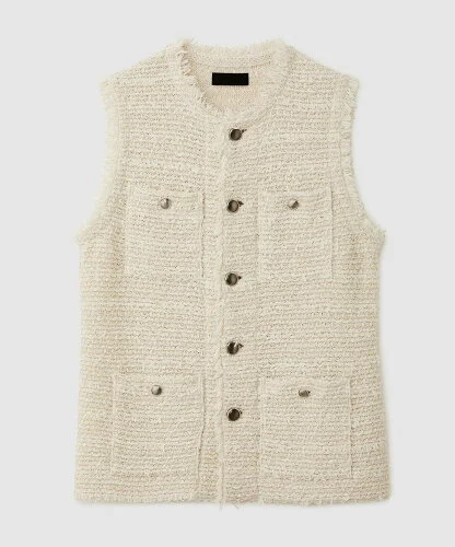 ROPE' 【COOHEM】BASIC TWEED VEST (コーヘン/ベーシックツイードベスト)