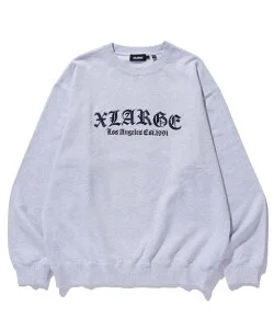 XLARGE OLD ENGLISH LOGO CREWNECK SWEATSHIRT