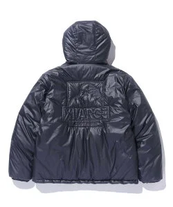 XLARGE QUILTING LOGO HOODED PUFFER JACKET