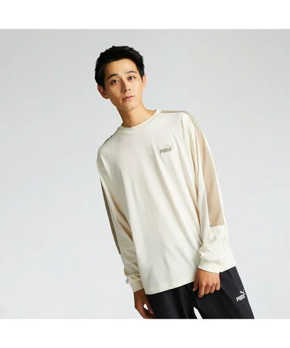 PUMA メンズ CORE HERITAGE MX 長袖 Tシャツ