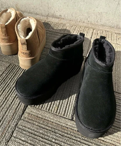 JOURNAL STANDARD relume 《追加》【UGG/アグ】CLASSIC ULTRA MINI PLATFORM 1135092 BLACK/CHESTNUT