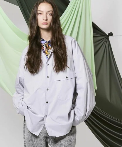 MAISON SPECIAL Prime-Over Forward Drop Shirt