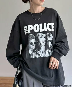 【SALE／50%OFF】Discoat 【ユニセックス】THE POLICE アソートロングスリーブTシャツ ディスコート トップス カットソー・Tシャツ ブラック ホワイト