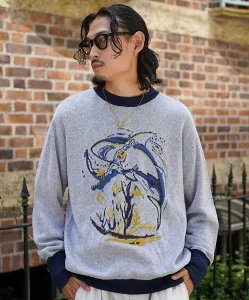 Schott 50S OVER SIZE KNIT "SHARK"/50's オーバーサイズニット"シャーク