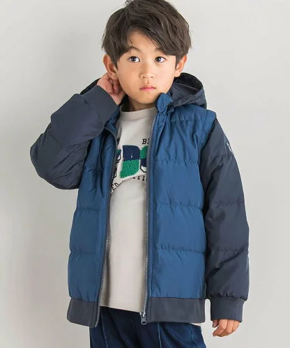 BeBe Petits Pois Vert 【店舗限定】3WAYダウンコート(95~150cm)