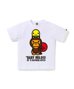 A BATHING APE BABY MILO FRIENDS TEE