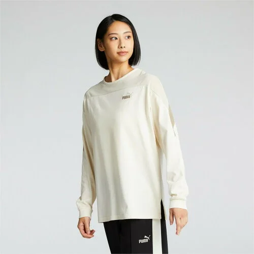 PUMA ウィメンズ CORE HERITAGE MX 長袖 Tシャツ