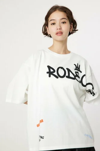 RODEO CROWNS WIDE BOWL STREET LOGO 5S Tシャツ