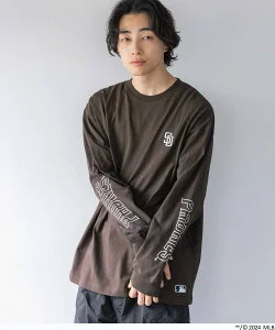 【SALE／36%OFF】LOWRYS FARM 【UNISEX】 MLBシシュウロンT ローリーズファーム トップス カットソー・Tシャツ