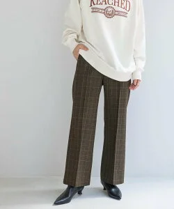 【SALE／51%OFF】LOWRYS FARM ラナテックフレアパンツ ローリーズファーム パンツ その他のパンツ グレー ブラウン