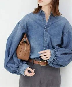 SLOBE IENA LE DENIM WING SLEEVE シャツ