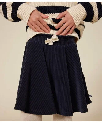 PETIT BATEAU ベロアスカート